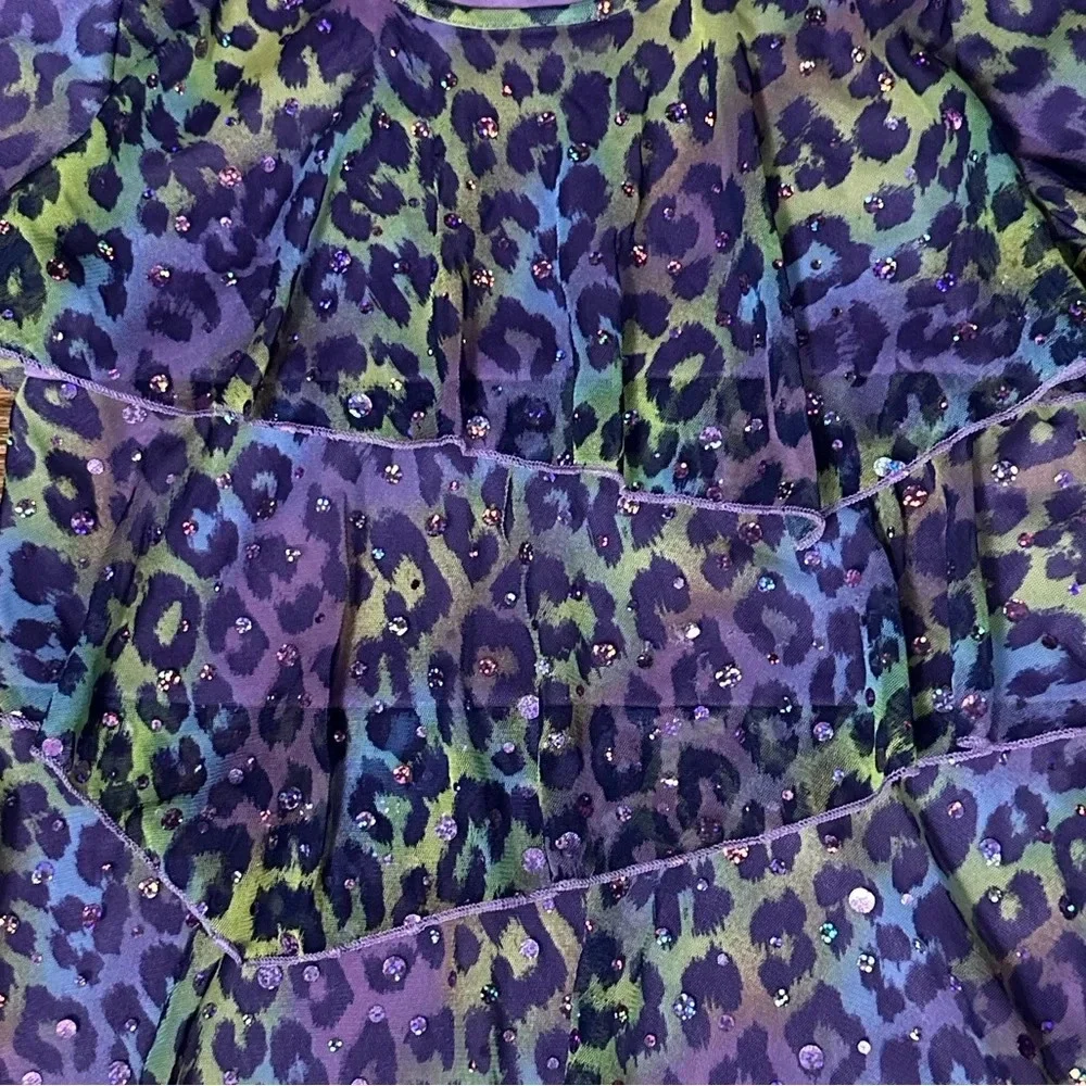 Justice ruffle long sleeve top for girls, size 12